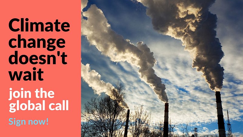 CALL FOR ACTION ON CLIMATE CHANGE